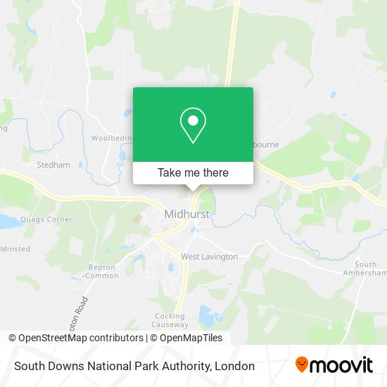 South Downs National Park Authority map