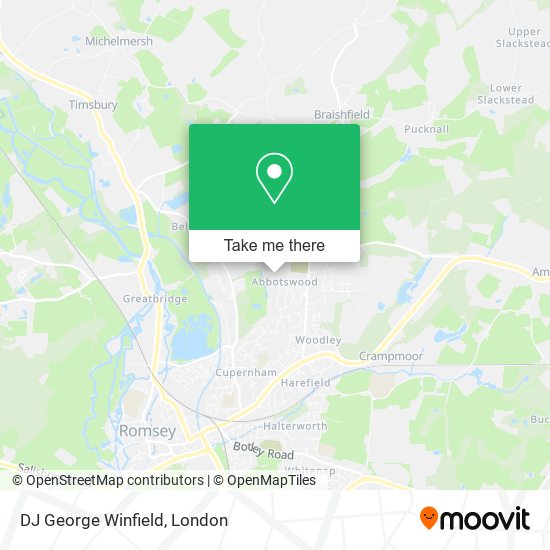 DJ George Winfield map
