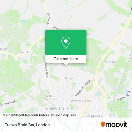 Trenza Braid Bar map