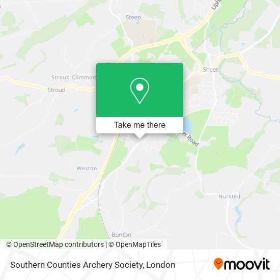 Southern Counties Archery Society map