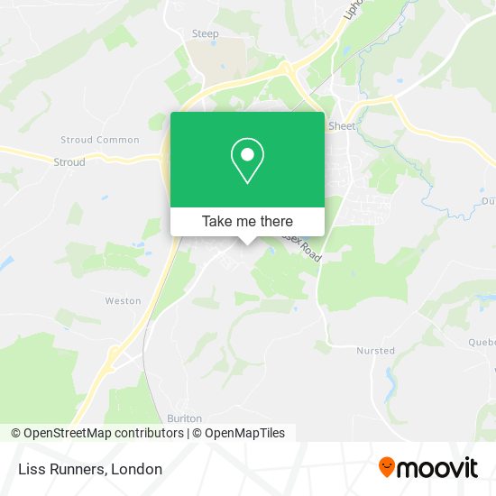 Liss Runners map