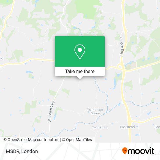 MSDR map