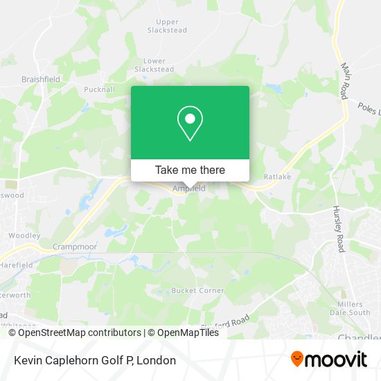 Kevin Caplehorn Golf P map