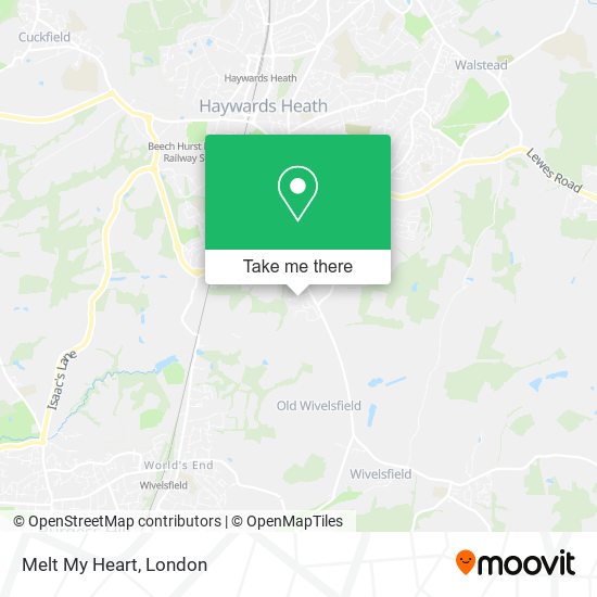Melt My Heart map