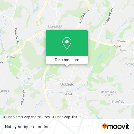 Nutley Antiques map