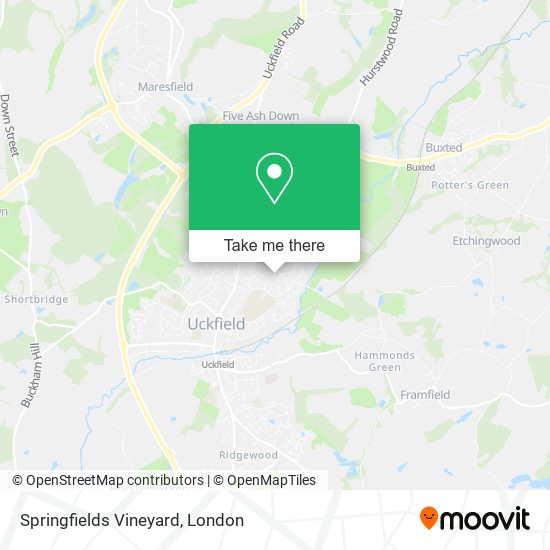 Springfields Vineyard map
