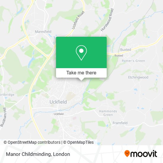 Manor Childminding map