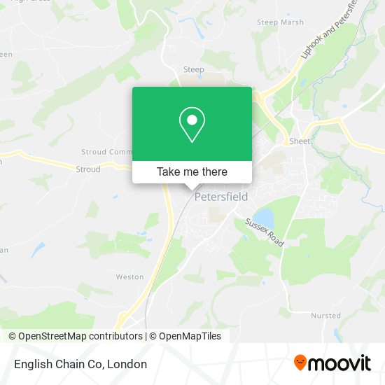 English Chain Co map
