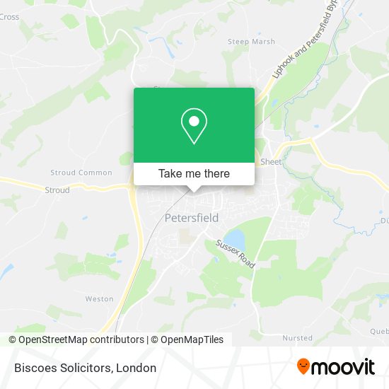 Biscoes Solicitors map