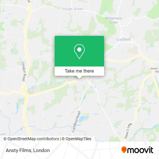 Ansty Films map