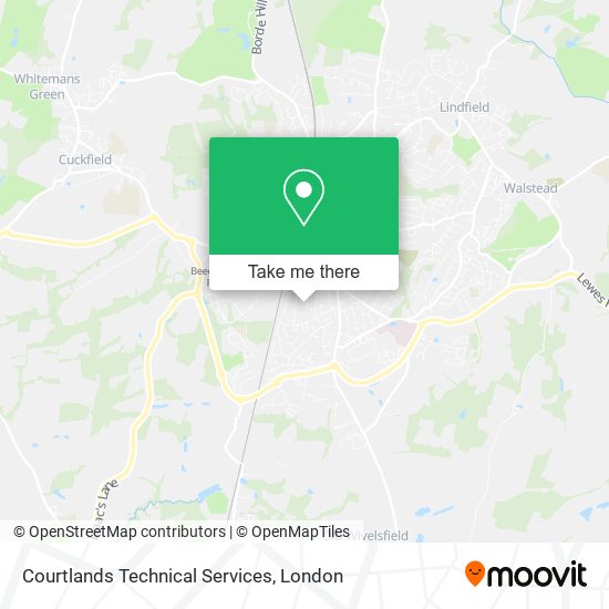 Courtlands Technical Services map