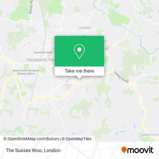 The Sussex Woo map