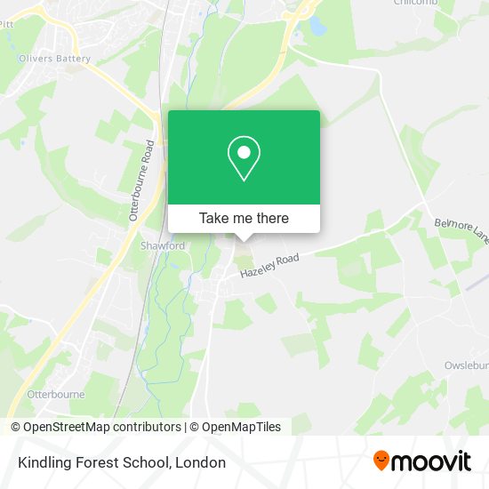 Kindling Forest School map
