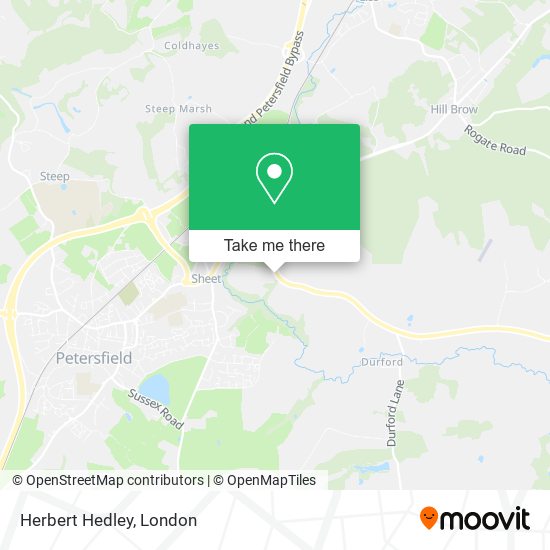 Herbert Hedley map