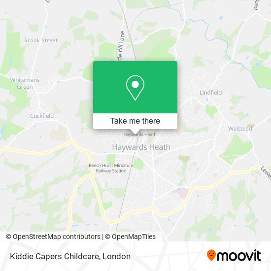 Kiddie Capers Childcare map
