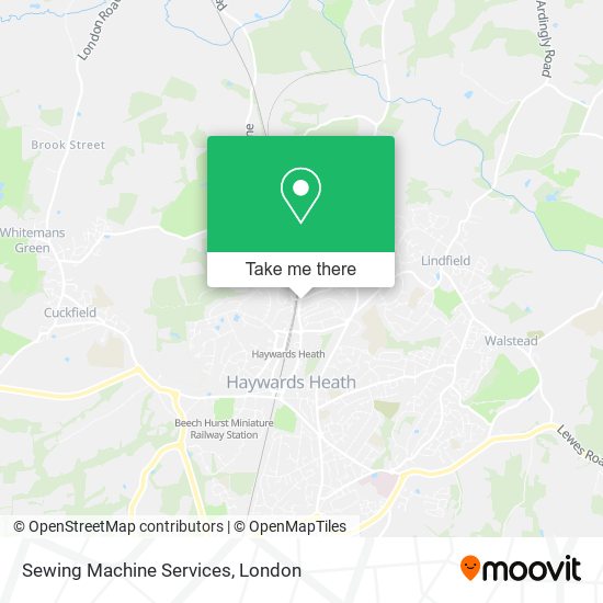 Sewing Machine Services map