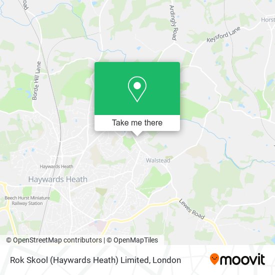 Rok Skool (Haywards Heath) Limited map