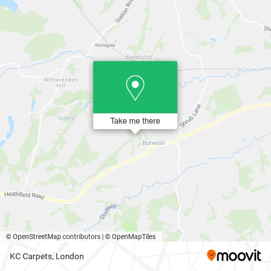 KC Carpets map