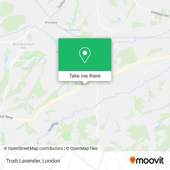 Trudi Lavender map