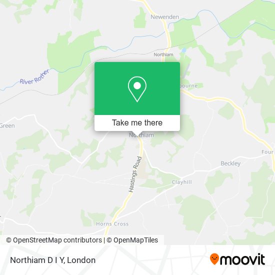 Northiam D I Y map