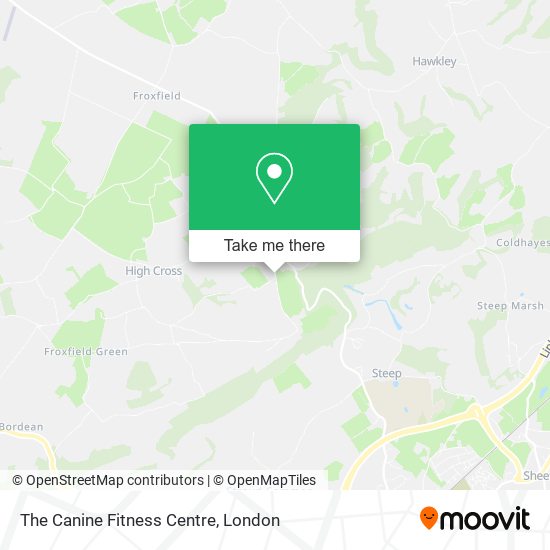 The Canine Fitness Centre map