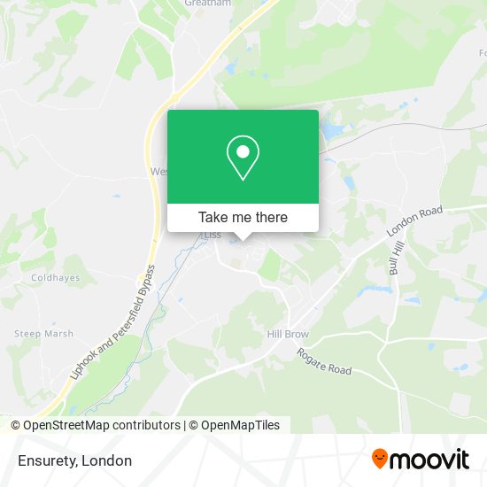 Ensurety map