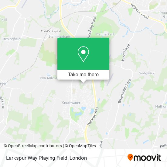 Larkspur Way Playing Field map