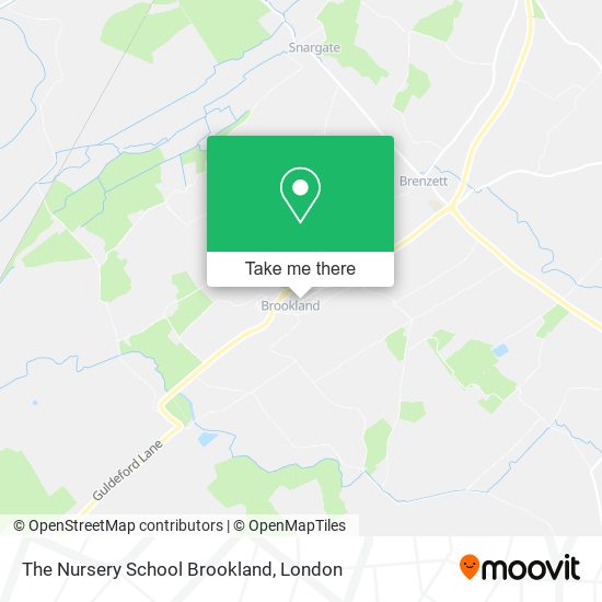 The Nursery School Brookland map