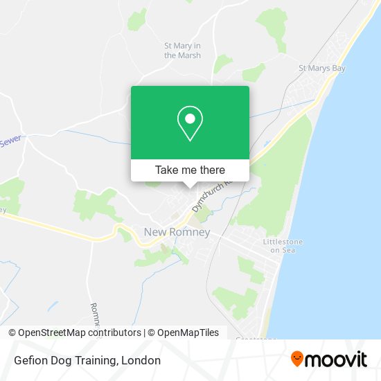 Gefion Dog Training map
