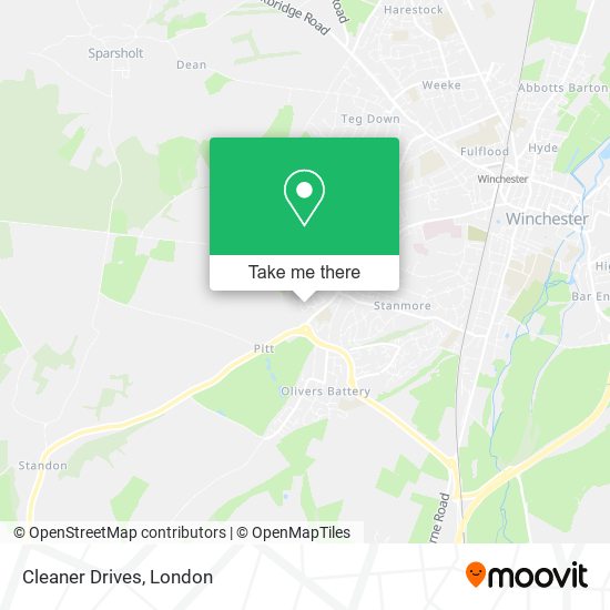 Cleaner Drives map