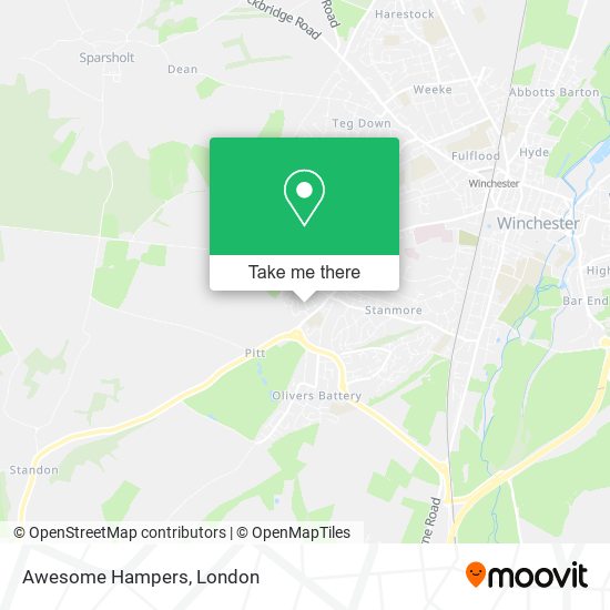 Awesome Hampers map