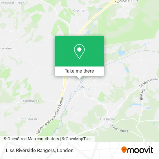 Liss Riverside Rangers map