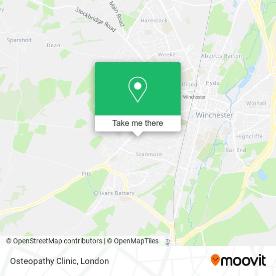 Osteopathy Clinic map