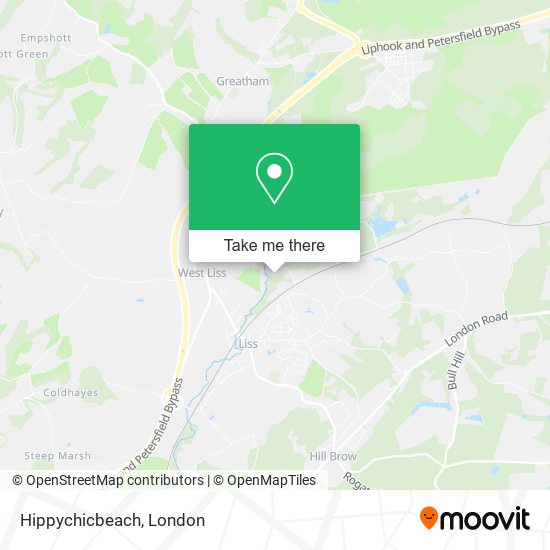 Hippychicbeach map