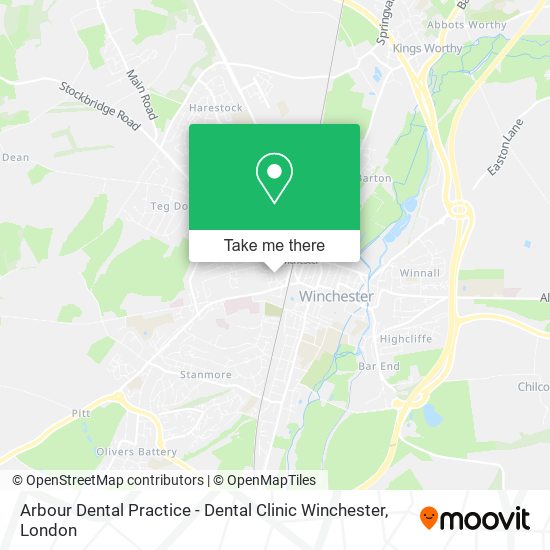 Arbour Dental Practice - Dental Clinic Winchester map