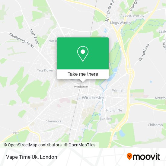 Vape Time Uk map