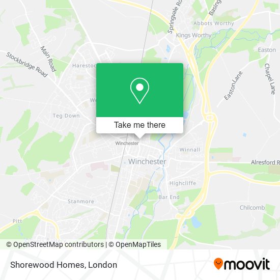 Shorewood Homes map