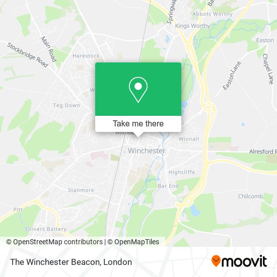 The Winchester Beacon map