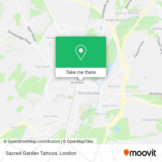 Sacred Garden Tattoos map