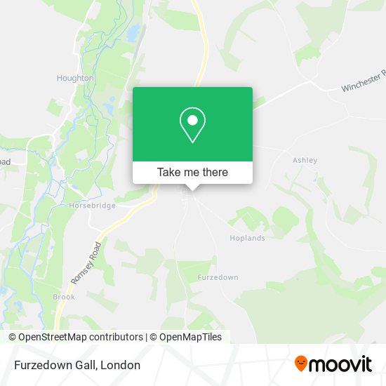 Furzedown Gall map