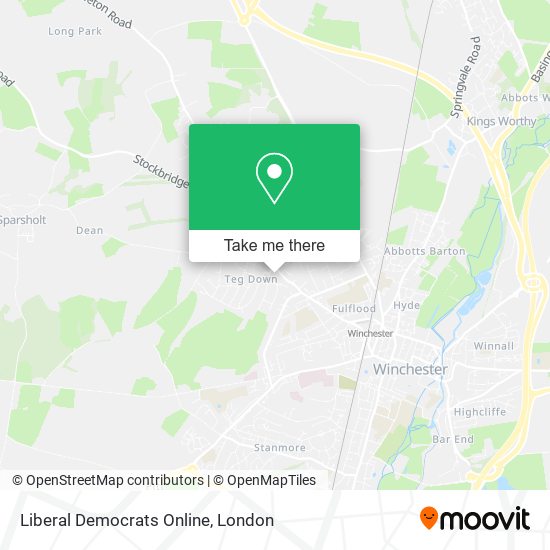 Liberal Democrats Online map