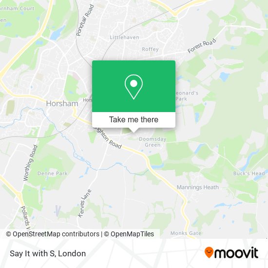 Say It with S map