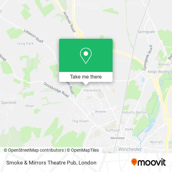 Smoke & Mirrors Theatre Pub map