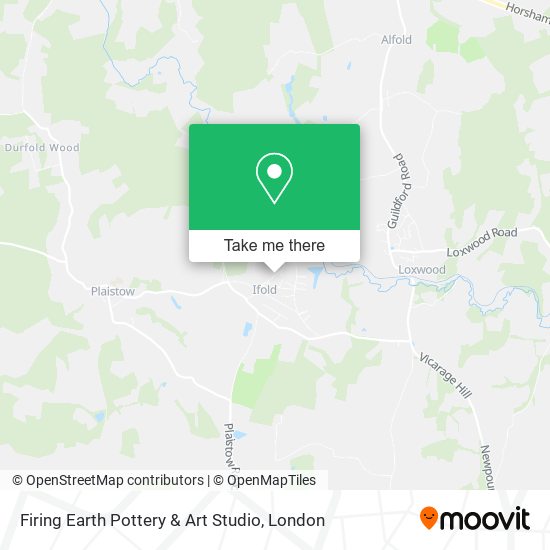 Firing Earth Pottery & Art Studio map
