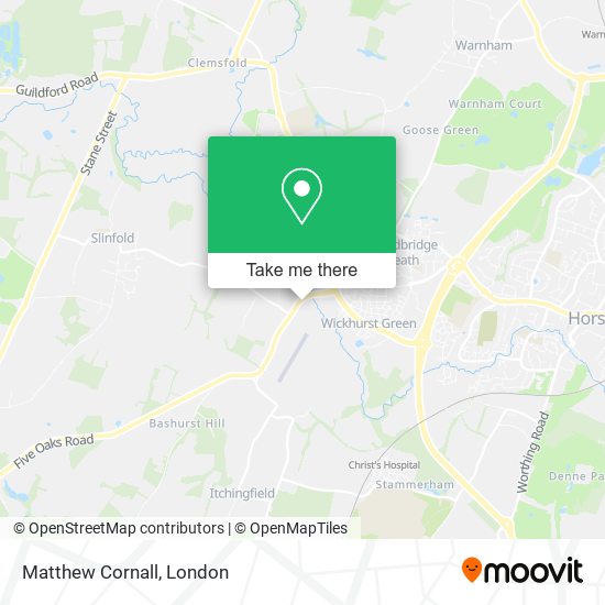 Matthew Cornall map