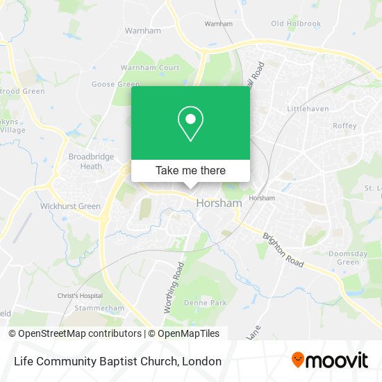 Life Community Baptist Church map
