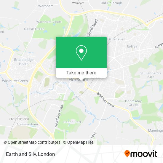 Earth and Silv map
