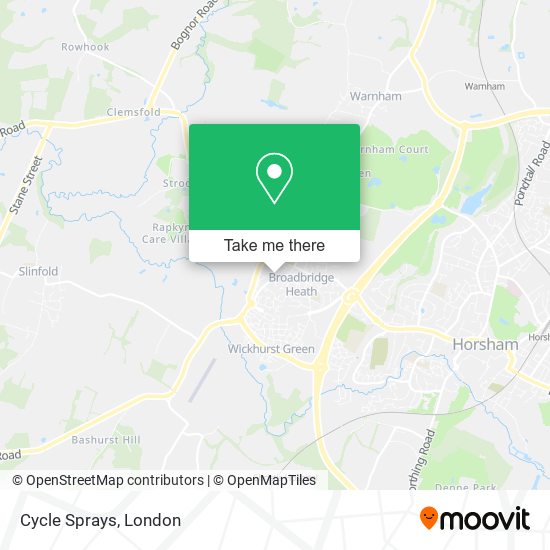 Cycle Sprays map