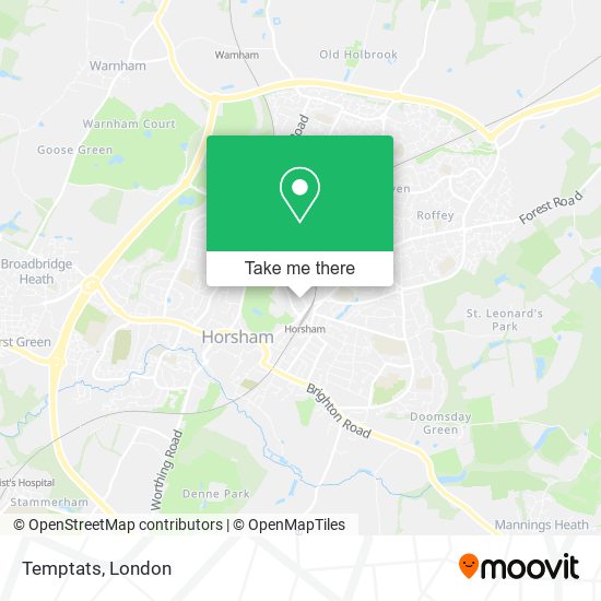 Temptats map