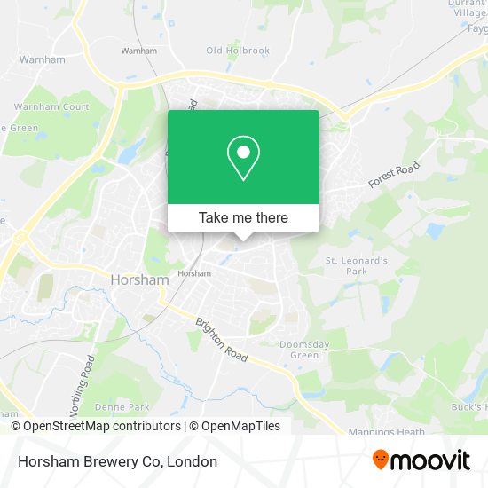 Horsham Brewery Co map